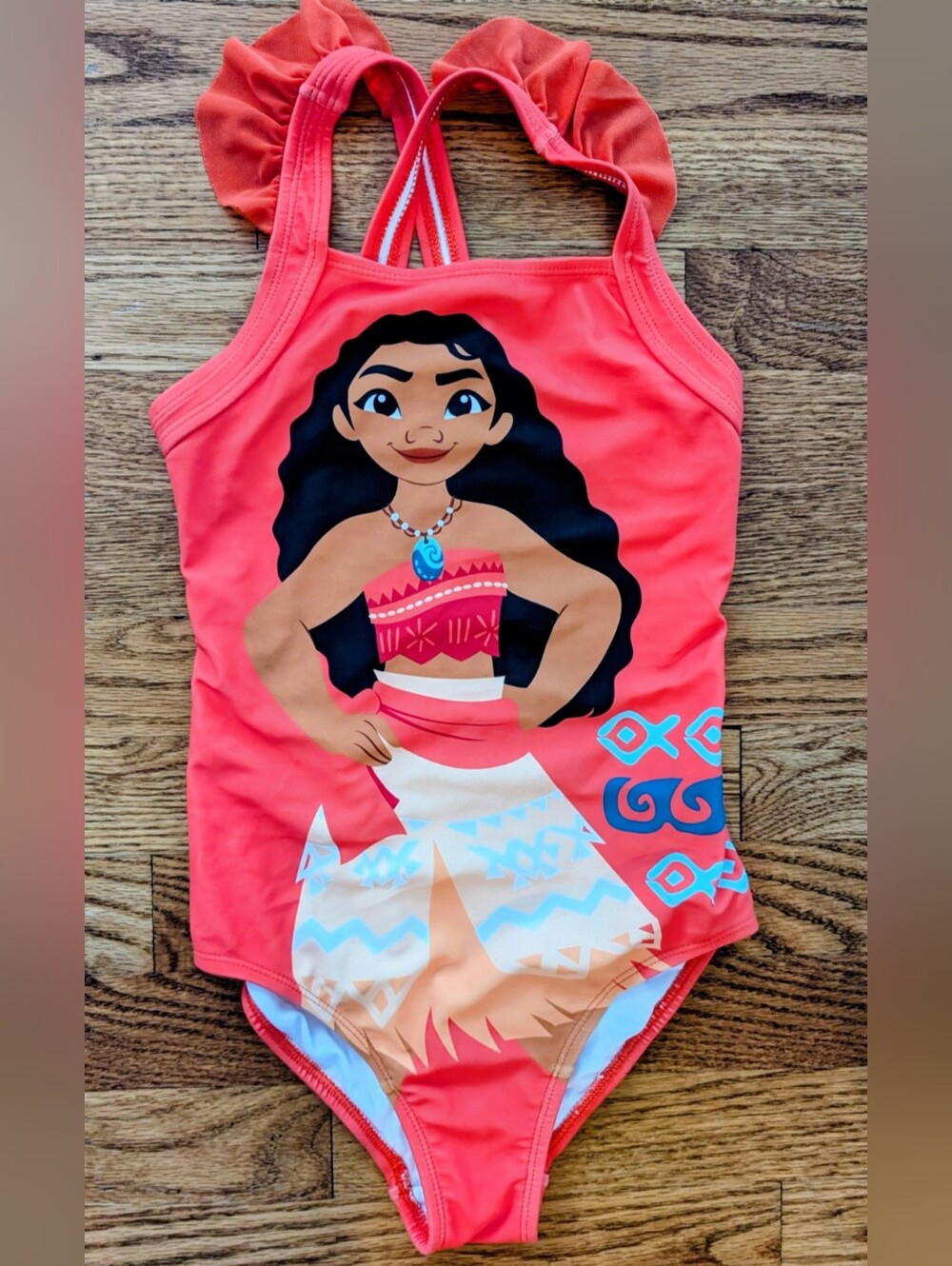 Hanna Andersson Moana ⛵🌊🐚 Swimsuit Size 8 EUC